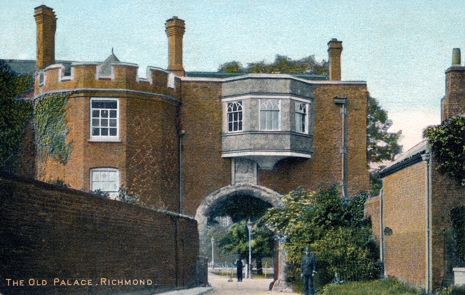 Richmond Old Palace,policeman,gates